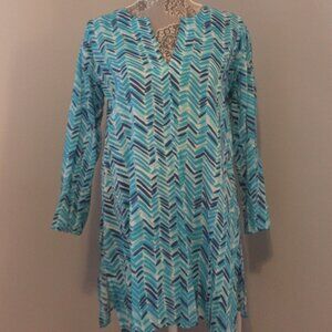 Blue Beach Coverup